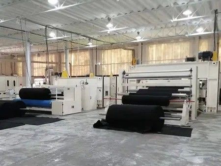 Accurate  100gsm - 1500gsm Needle Punching Machine Automotive Interior Felt Production Line