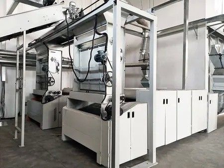 100kg/H -500kg/H Fabric Finishing Machine Textile Waste Recycling Line