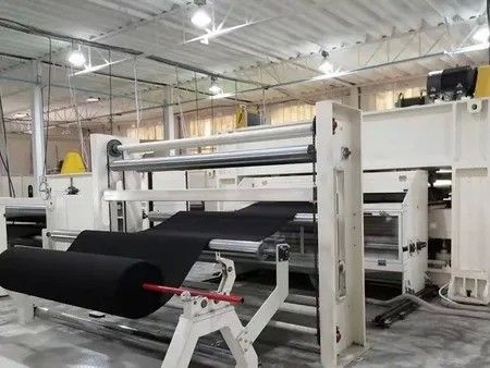 Accurate  100gsm - 1500gsm Needle Punching Machine Automotive Interior Felt Production Line