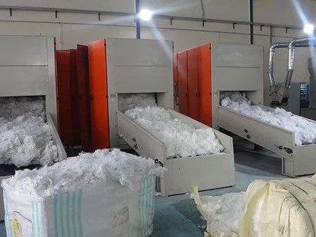 2000mm - 3200mm Thermal Bonding Padding Production Line 200kg/H