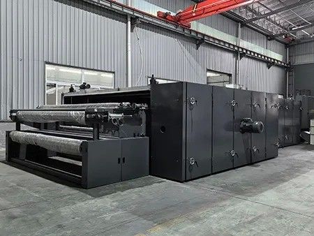 Oven termobonding dengan double conveyor