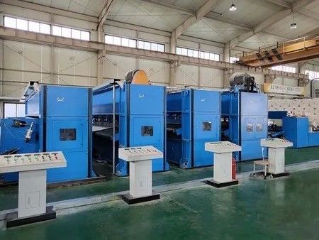 7000mm Geotekstil dan GCL Roll Laminasi Jarum Punching Produksi Line
