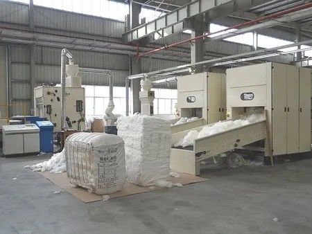 400kg/Hr 100gsm Untuk 800gsm Filter Felt Jarum Punching Produksi Line