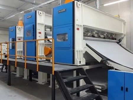 Multi-Layer Laminated Needle Punching Machine Nonwoven Felt Produksi Line