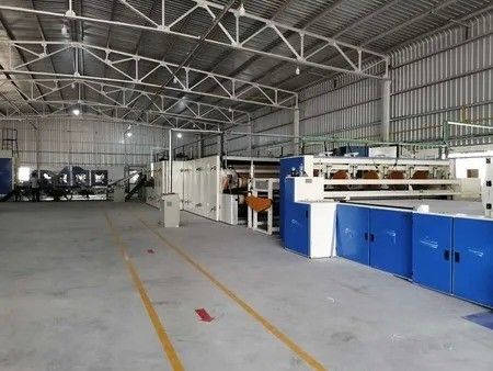 Polyester Serat Low Melt Thermal Bonding Machine Soft Cap Wadding Machine Line Produksi