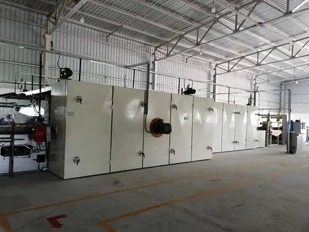 High Evenness Loft Thermal Bonding Machine Hot Insulated Wadding Line Produksi